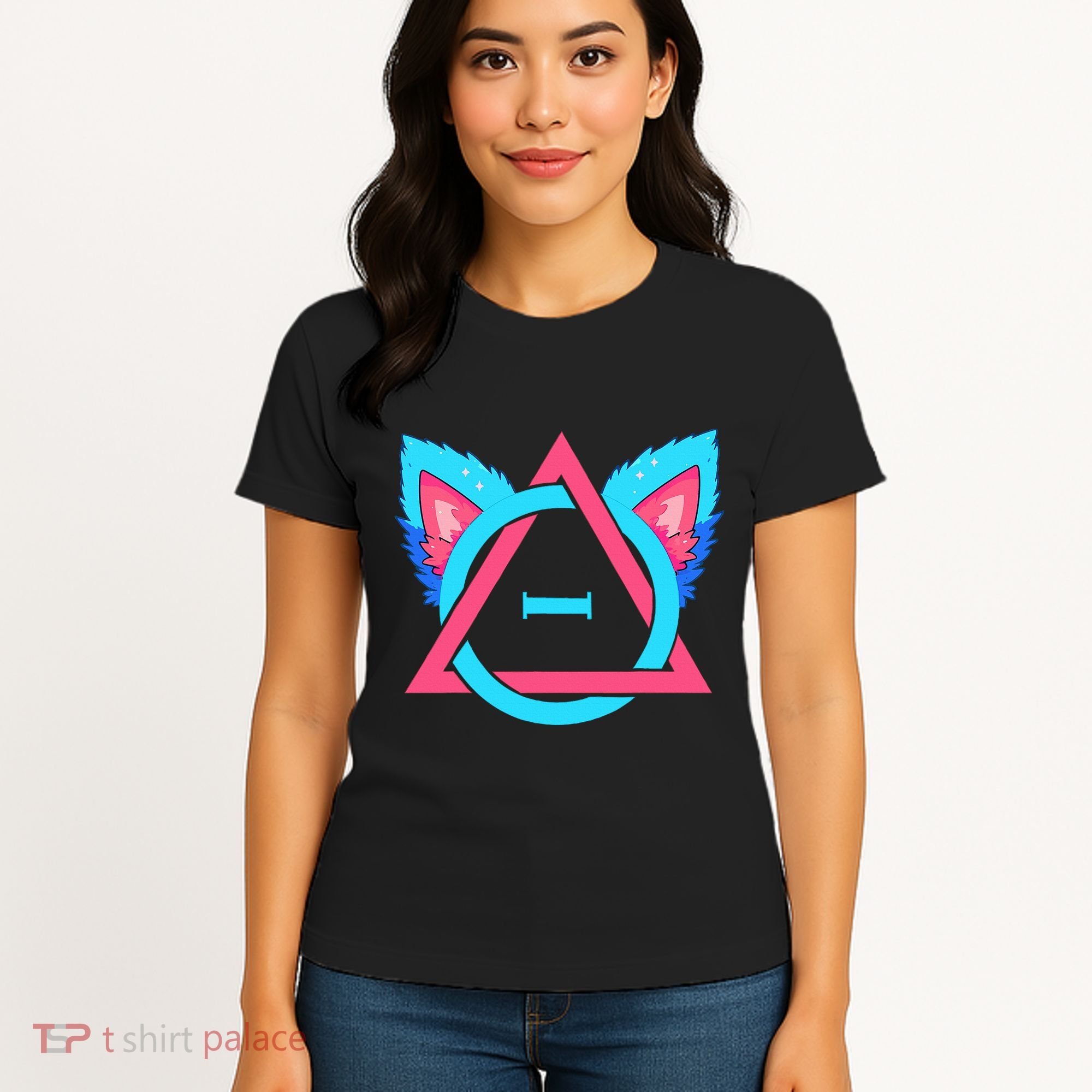 Quadrobics Therian Ears And Paws Therianthropy Quads Women's T-Shirt