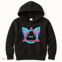 Quadrobics Therian Ears And Paws Therianthropy Quads Kids Hoodie thumb 0