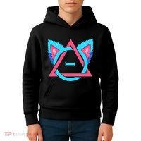 Quadrobics Therian Ears And Paws Therianthropy Quads Kids Hoodie thumb 4