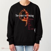 QAnon The Great Awakening American Flag Rabbit Gift Women's Sweatshirt thumb 0