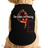 QAnon The Great Awakening American Flag Rabbit Gift Doggie Tank thumb 0