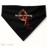 QAnon The Great Awakening American Flag Rabbit Gift USA-Made Doggie Bandana thumb 0