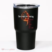 QAnon The Great Awakening American Flag Rabbit Gift Tumbler thumb 0