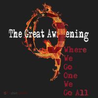 QAnon The Great Awakening American Flag Rabbit Gift Tumbler thumb 3