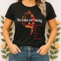 QAnon The Great Awakening American Flag Rabbit Gift Women's T-Shirt thumb 2