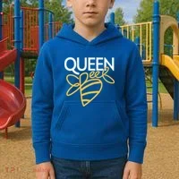 Queen Bee  Kids Hoodie thumb 2