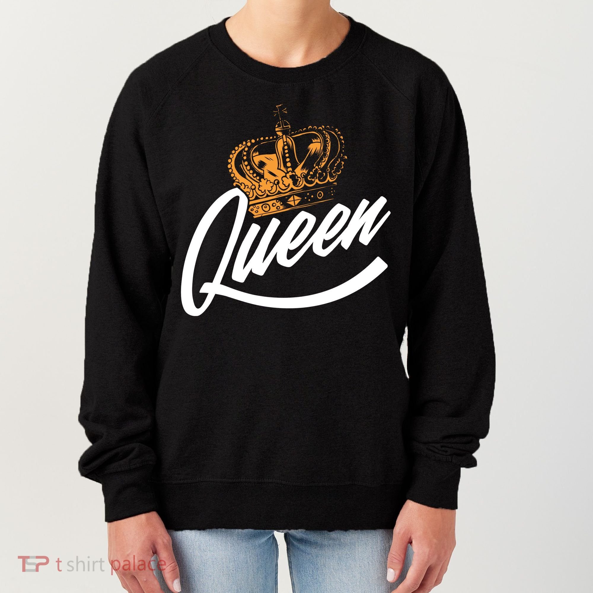 Queen Gold Crown  Women's Sweatshirt