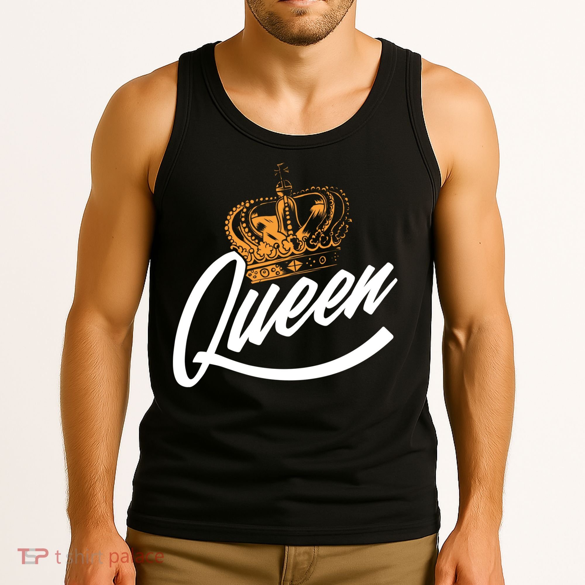 Queen Gold Crown  Tank Top
