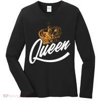 Queen Gold Crown  Women's Long Sleeve Shirt thumb 0