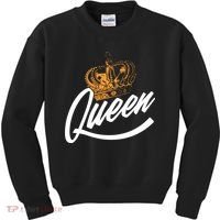 Queen Gold Crown  Kids Sweatshirt thumb 0
