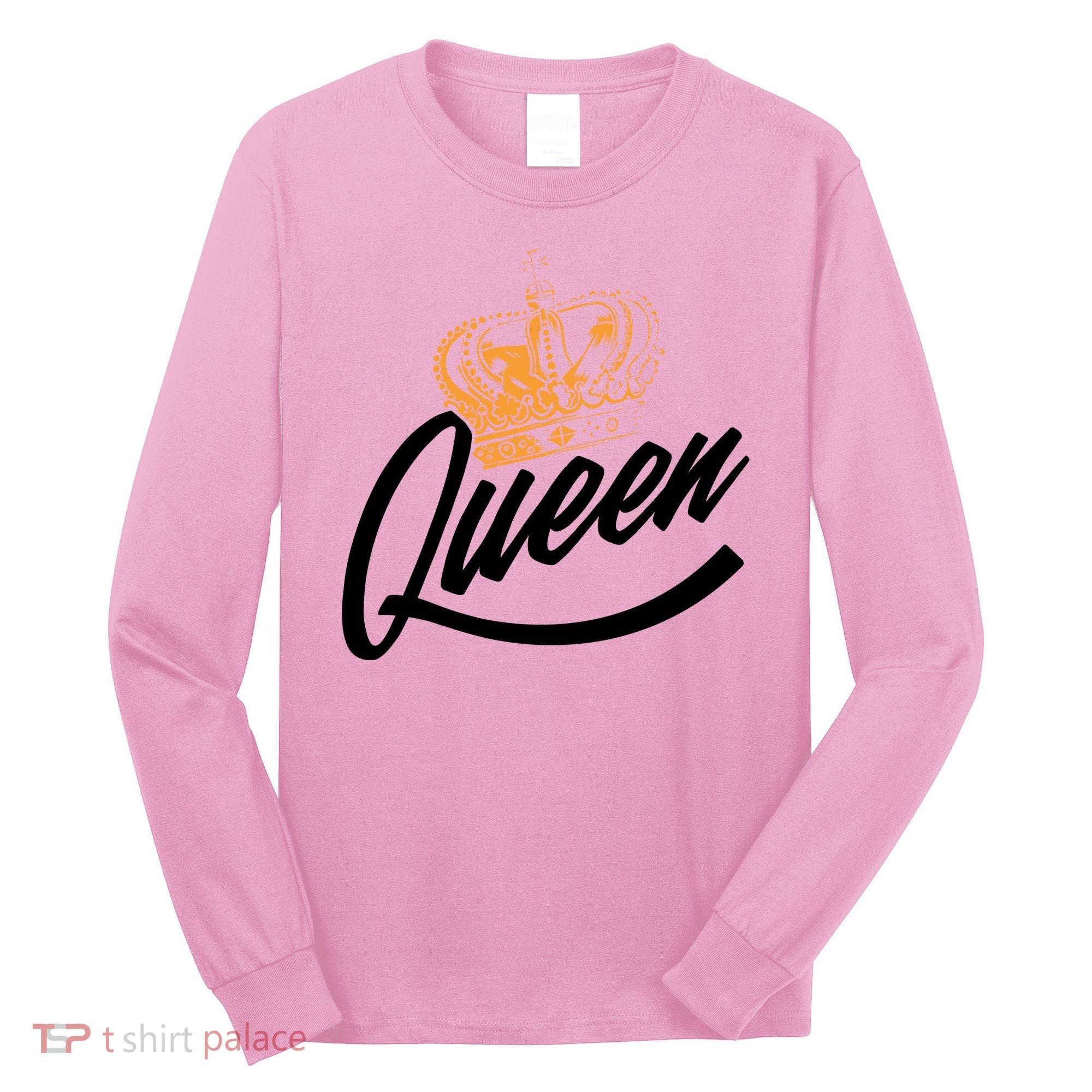 Queen Gold Crown  Long Sleeve Shirt