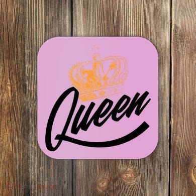 Queen Gold Crown  Coaster