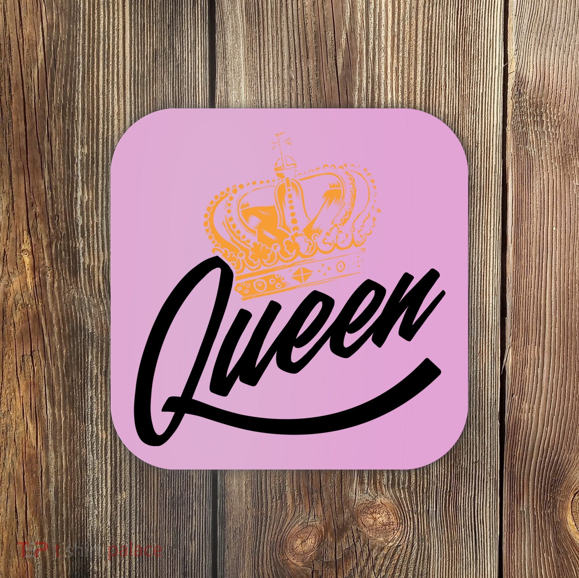 Queen Gold Crown  Coaster