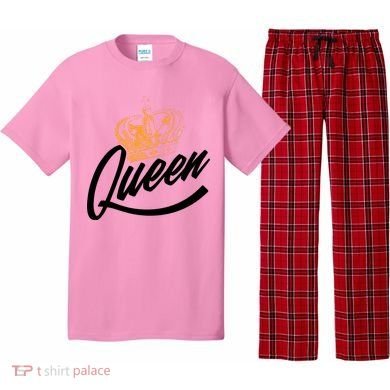 Queen Gold Crown  Pajama Set