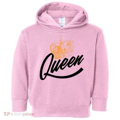Queen Gold Crown  Toddler Hoodie