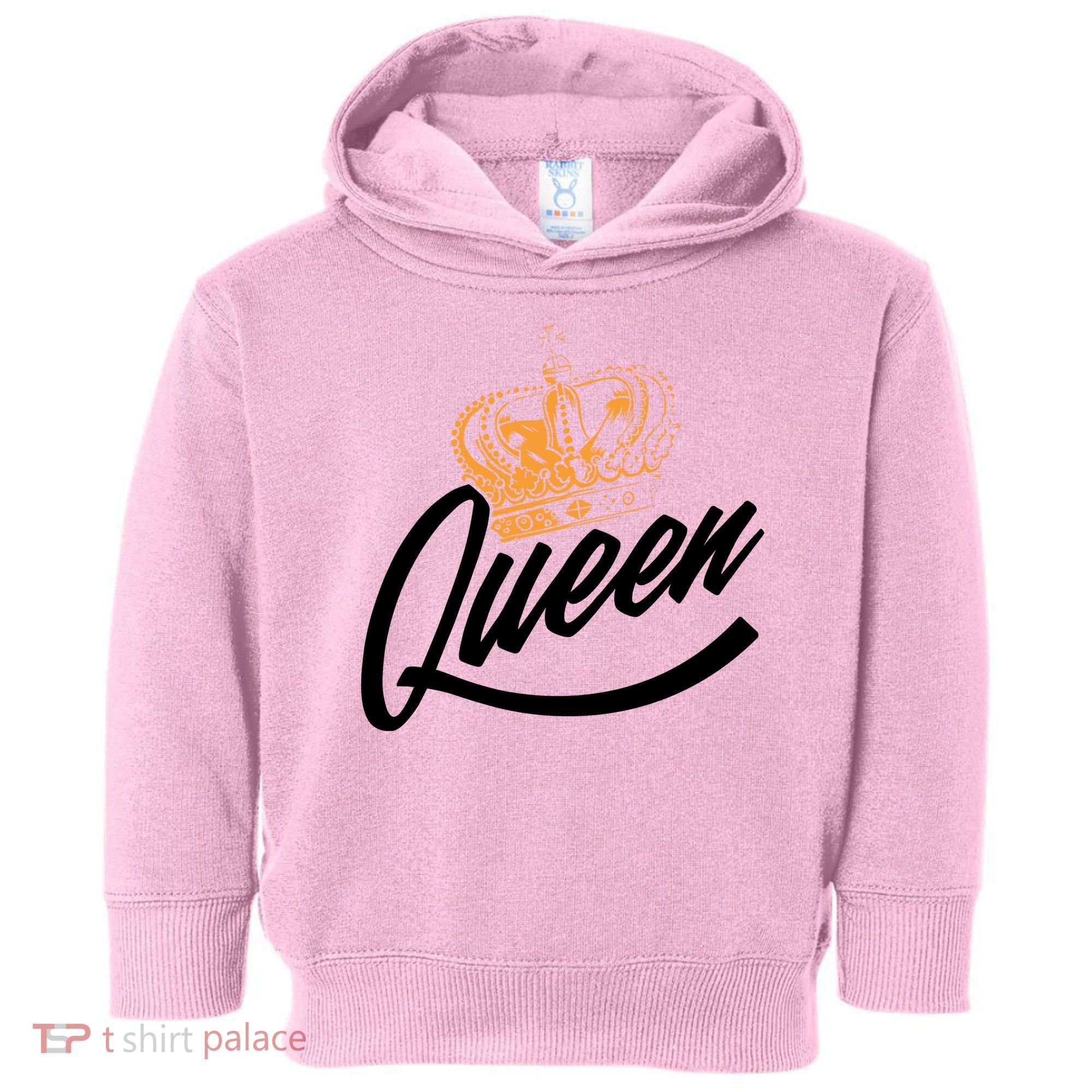 Queen Gold Crown  Toddler Hoodie