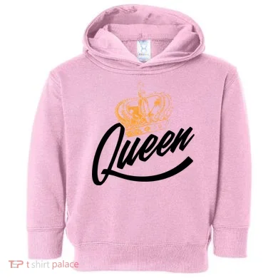 Queen Gold Crown  Toddler Hoodie