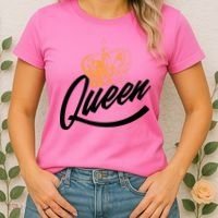Queen Gold Crown  Women's T-Shirt thumb 2