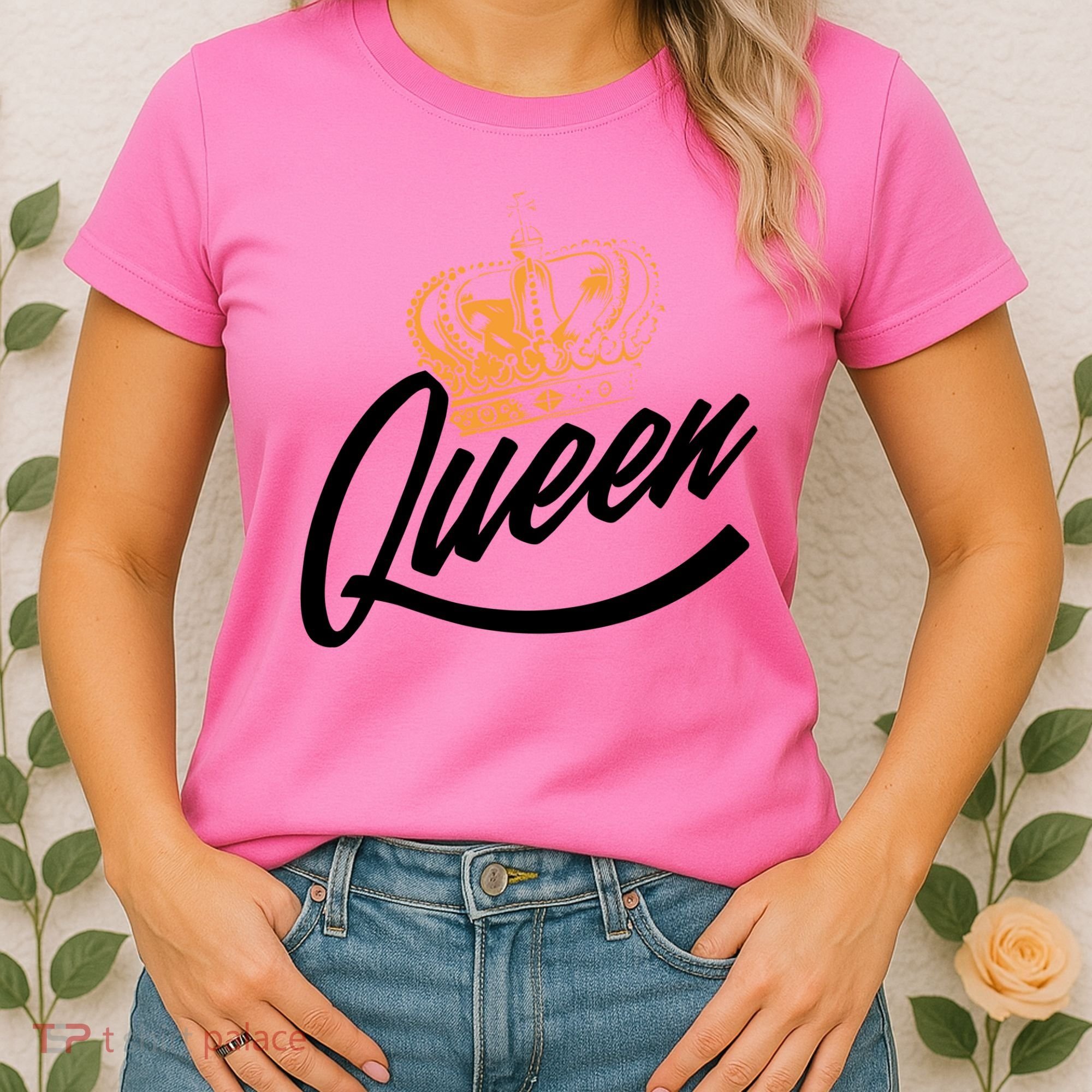 Queen Gold Crown  Women's T-Shirt