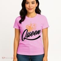 Queen Gold Crown  Women's T-Shirt thumb 4