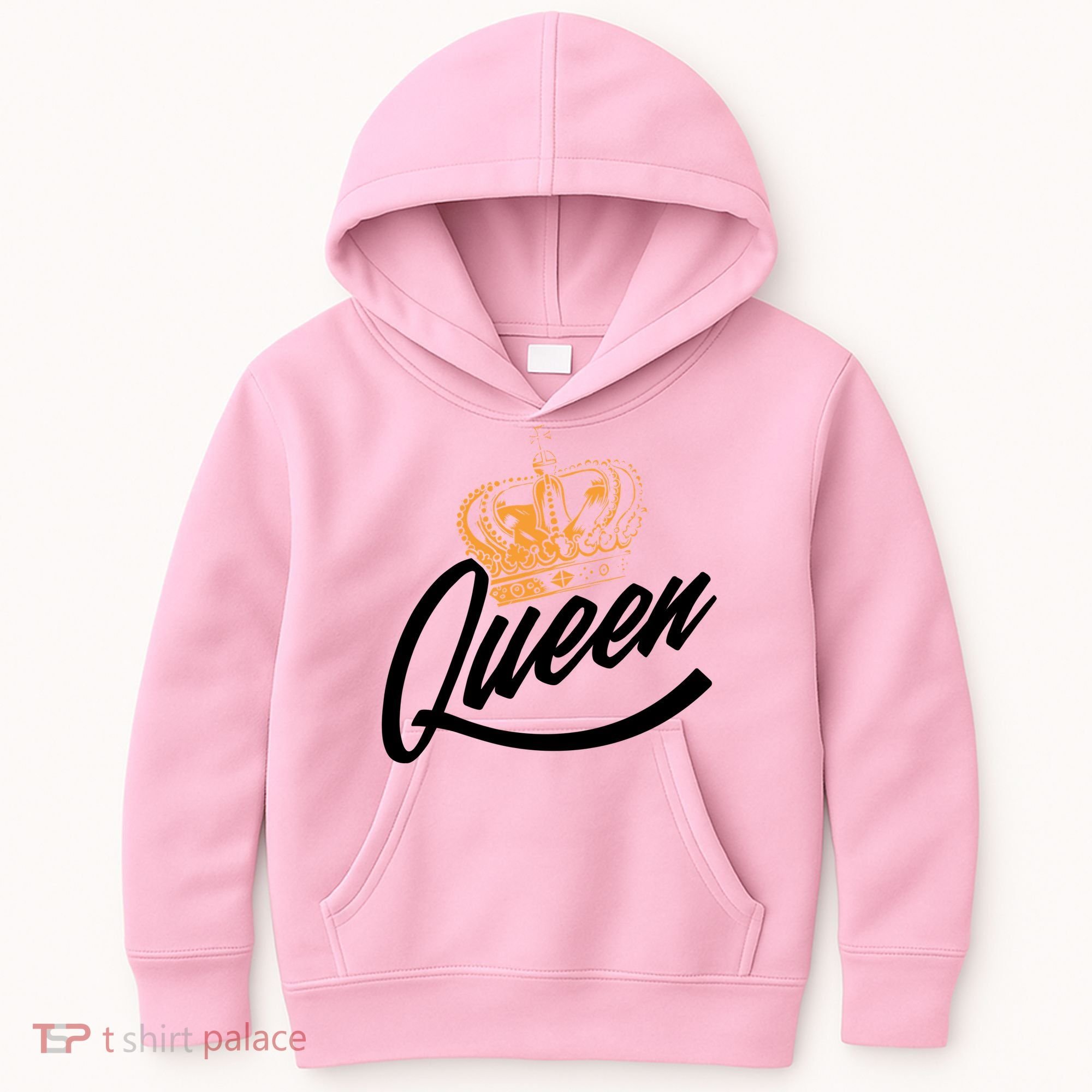 Queen Gold Crown  Kids Hoodie
