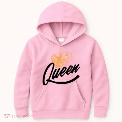 Queen Gold Crown Kids Hoodie