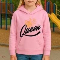 Queen Gold Crown  Kids Hoodie thumb 3