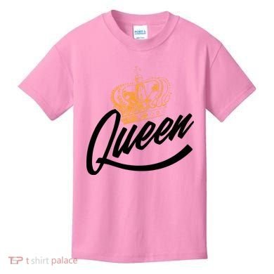 Queen Gold Crown  Kids T-Shirt