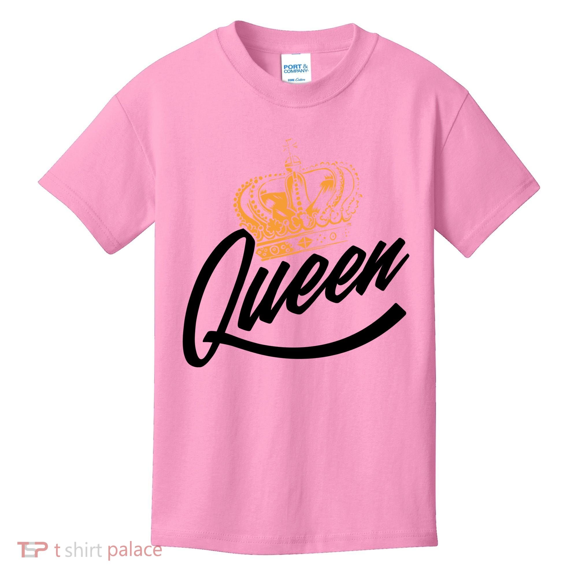 Queen Gold Crown  Kids T-Shirt