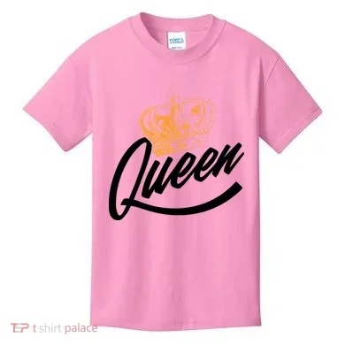 Queen Gold Crown Kids T-Shirt