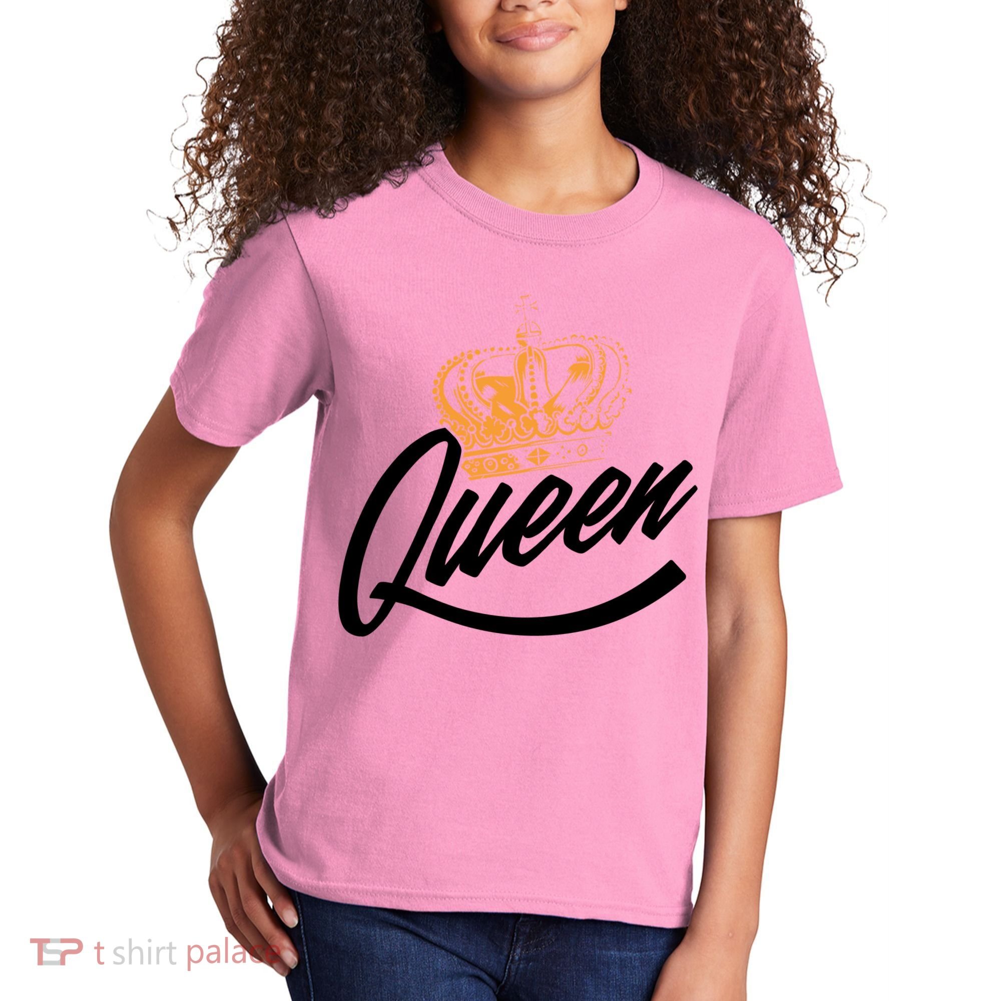 Queen Gold Crown  Kids T-Shirt