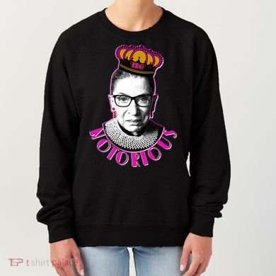 Queen Notorious RBG Ruth Bader Ginsburg Tribute Women's Sweatshirt