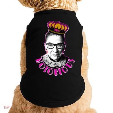 Queen Notorious RBG Ruth Bader Ginsburg Tribute Doggie Tank