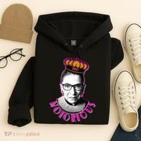 Queen Notorious RBG Ruth Bader Ginsburg Tribute Hoodie thumb 4