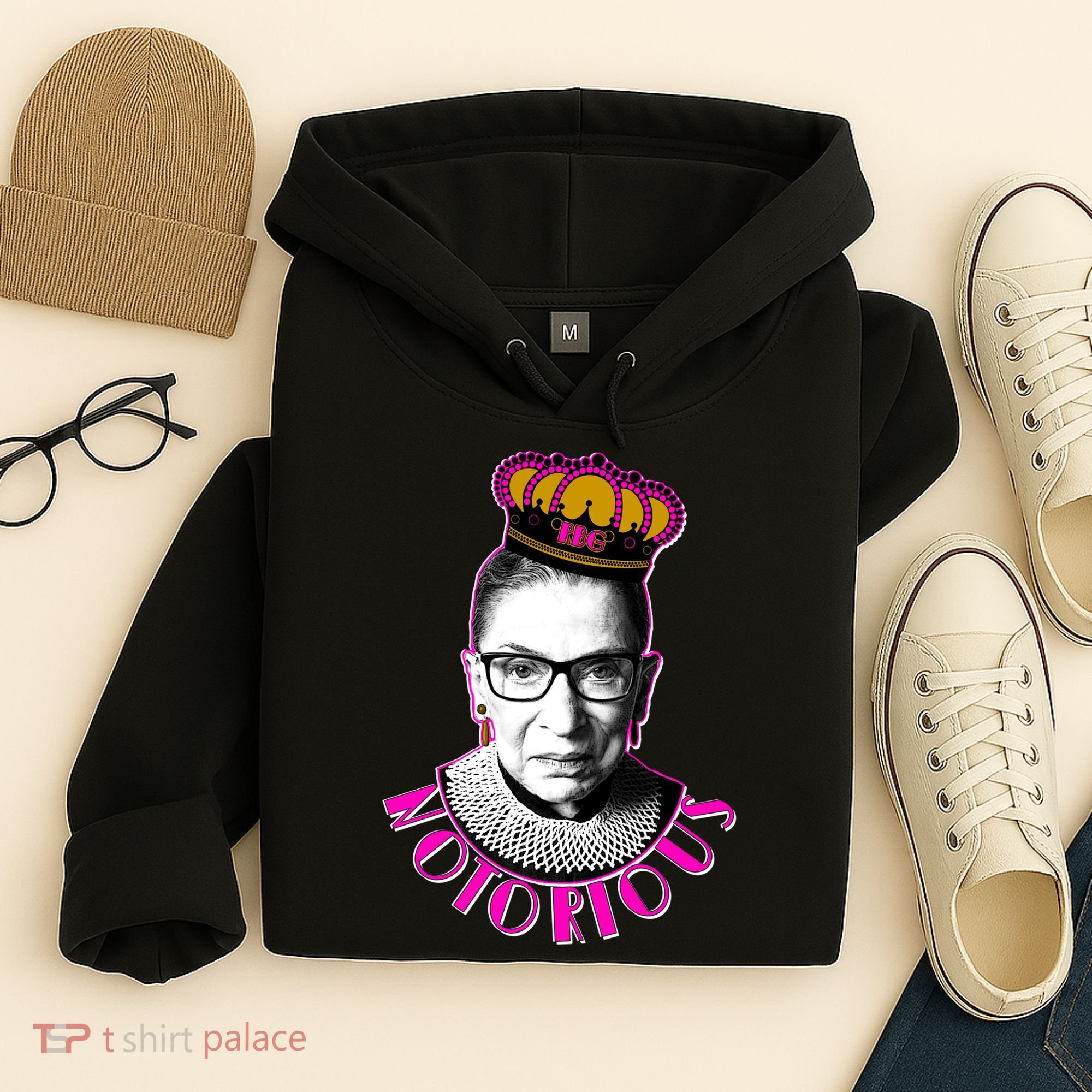 Queen Notorious RBG Ruth Bader Ginsburg Tribute Hoodie