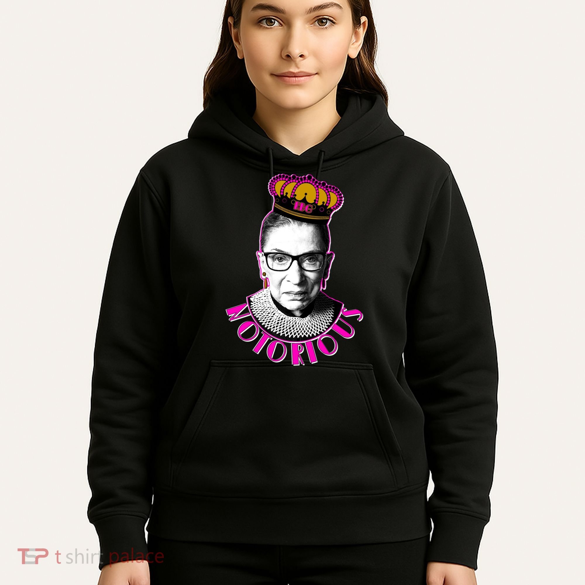 Queen Notorious RBG Ruth Bader Ginsburg Tribute Hoodie