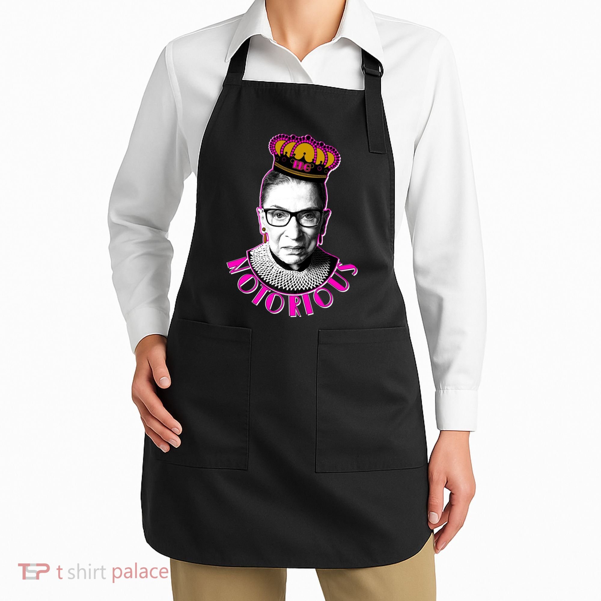 Queen Notorious RBG Ruth Bader Ginsburg Tribute Apron