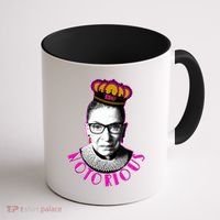 Queen Notorious RBG Ruth Bader Ginsburg Tribute Coffee Mug thumb 1
