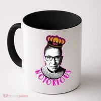 Queen Notorious RBG Ruth Bader Ginsburg Tribute Coffee Mug thumb 0