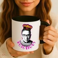 Queen Notorious RBG Ruth Bader Ginsburg Tribute Coffee Mug thumb 3