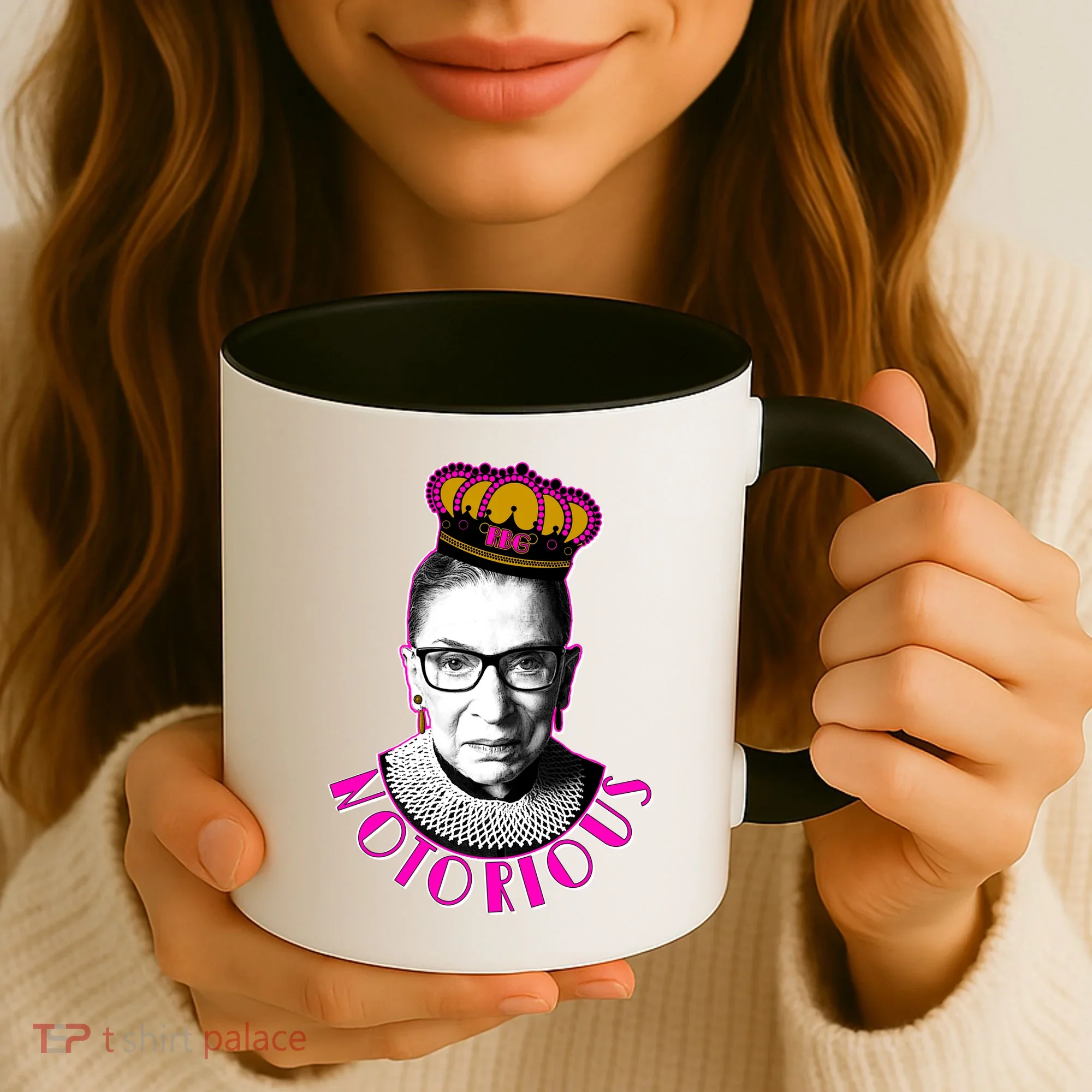 Queen Notorious RBG Ruth Bader Ginsburg Tribute Coffee Mug