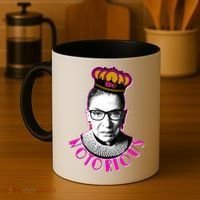 Queen Notorious RBG Ruth Bader Ginsburg Tribute Coffee Mug thumb 4