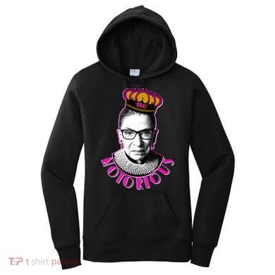 Queen Notorious RBG Ruth Bader Ginsburg Tribute Women's Hoodie