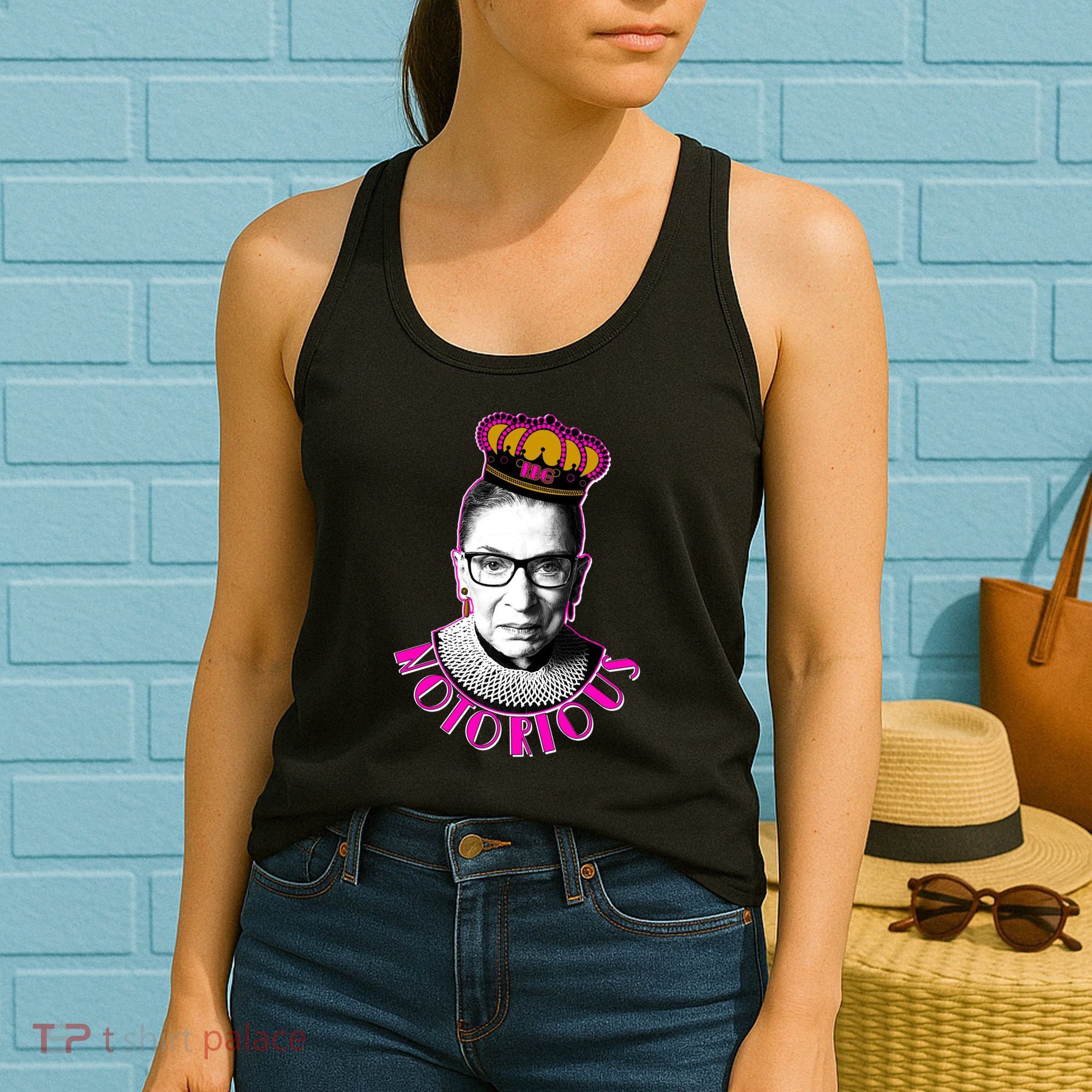 Queen Notorious RBG Ruth Bader Ginsburg Tribute Women's Tank Top