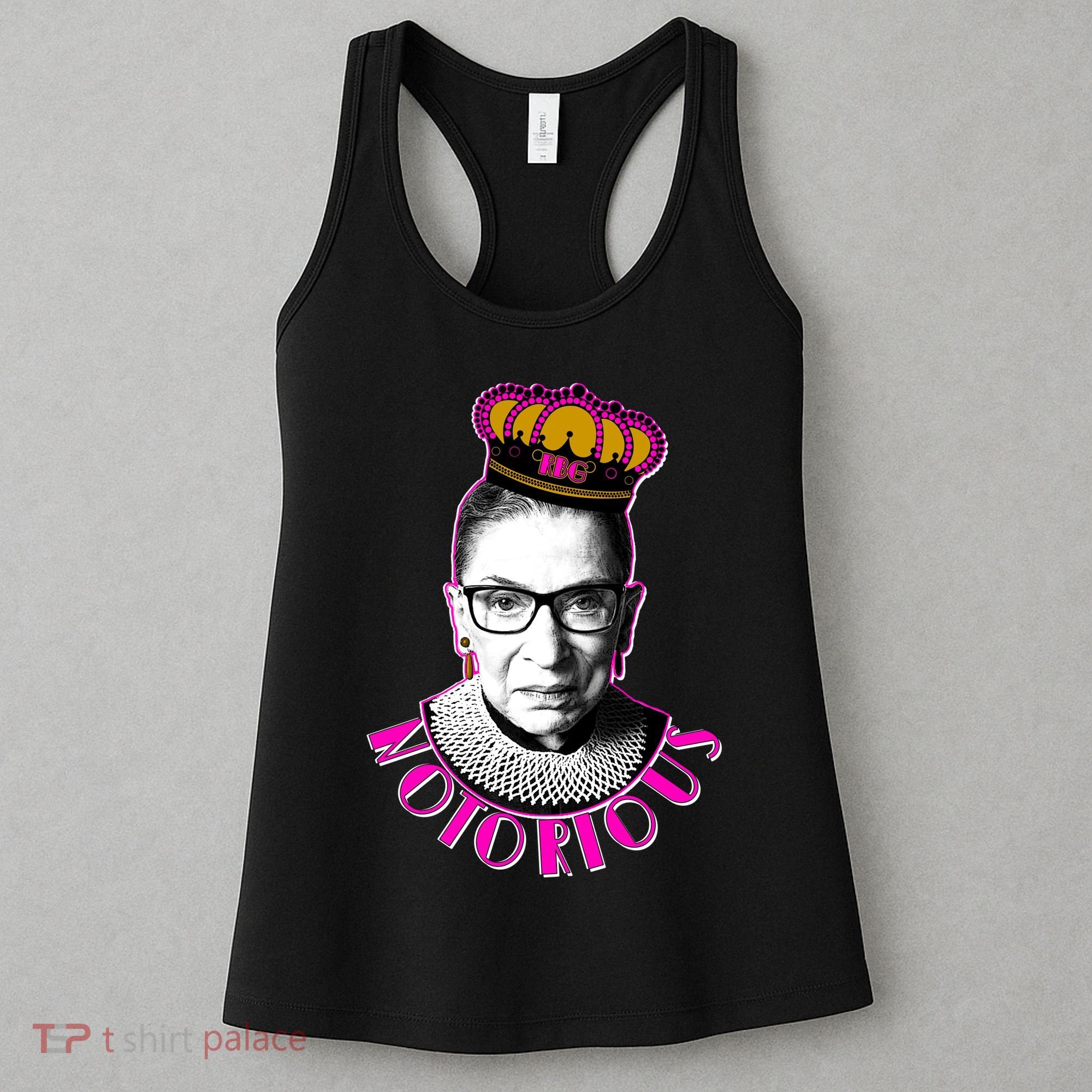 Queen Notorious RBG Ruth Bader Ginsburg Tribute Women's Tank Top