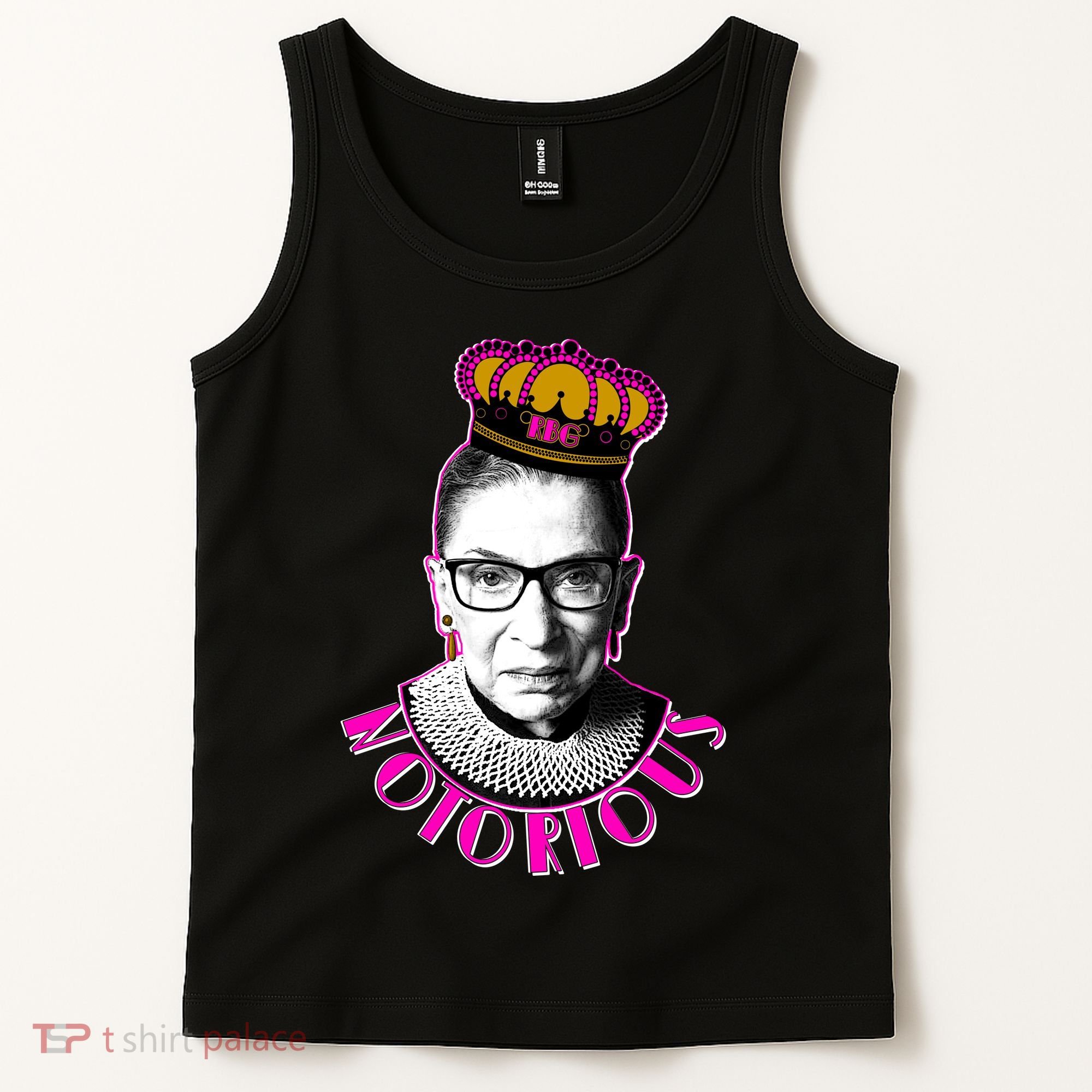 Queen Notorious RBG Ruth Bader Ginsburg Tribute Tank Top