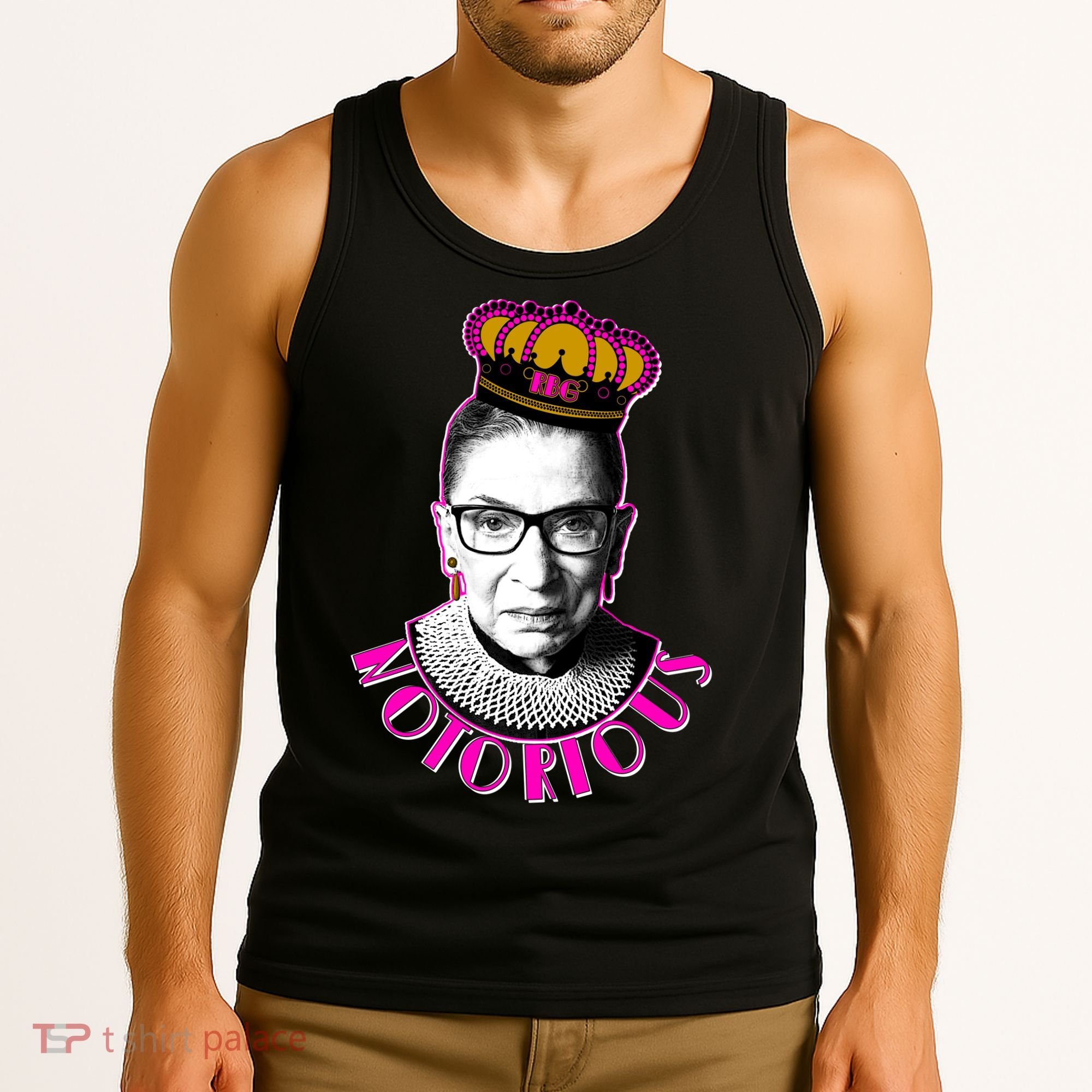 Queen Notorious RBG Ruth Bader Ginsburg Tribute Tank Top