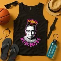 Queen Notorious RBG Ruth Bader Ginsburg Tribute Tank Top thumb 4