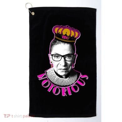 Queen Notorious RBG Ruth Bader Ginsburg Tribute Golf Towel