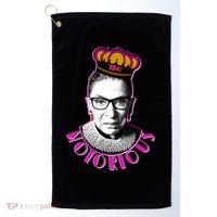 Queen Notorious RBG Ruth Bader Ginsburg Tribute Golf Towel thumb 0